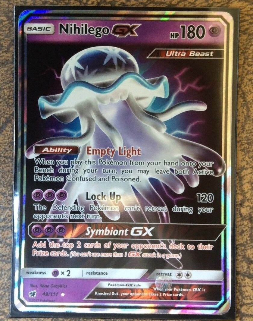 Nihilego GX - 114/111 - Secret Rare - Pokemon Singles » SM04