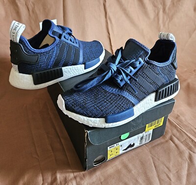 New Unisex Adidas NMD R1 Mystery Blue Size WOMEN (5 MEN)