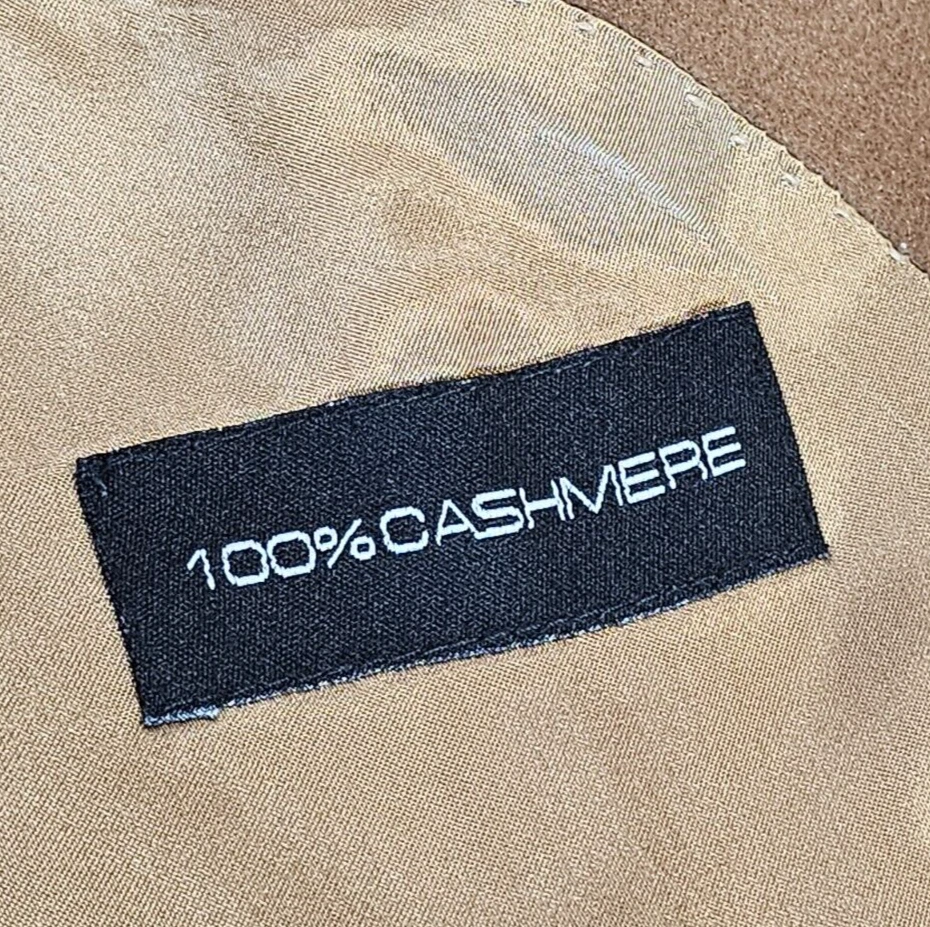 Chaqueta Blazer Vintage Marshall Field's 100% Cachemira Marrón 43R Foto 3 de 4