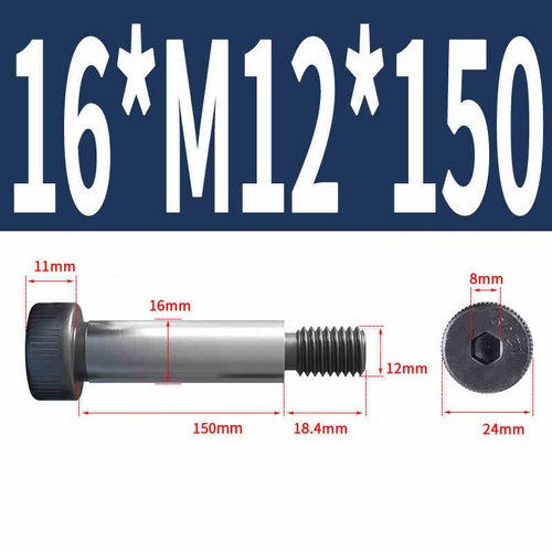 Shoulder Screws Allen Bolt Thread Socket Head High Tensile 12.9 M5 M6- M16 Steel - Picture 146 of 166