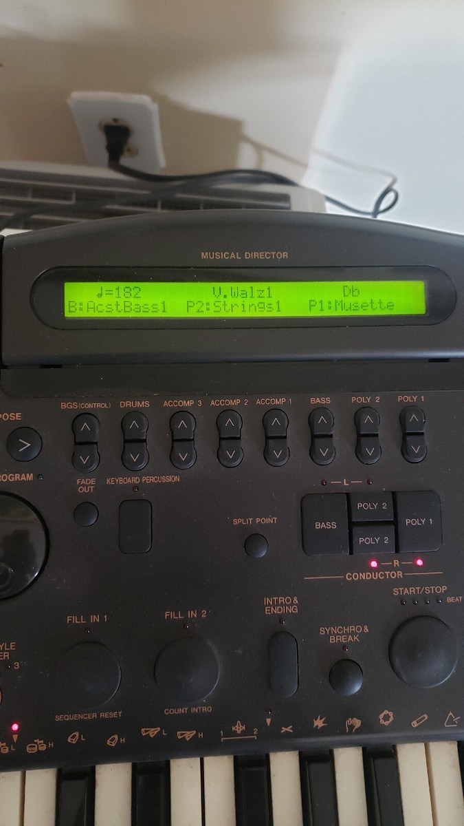 Technics Sx-kn1000-m Keyboard with Floppy Drive Tested/Works