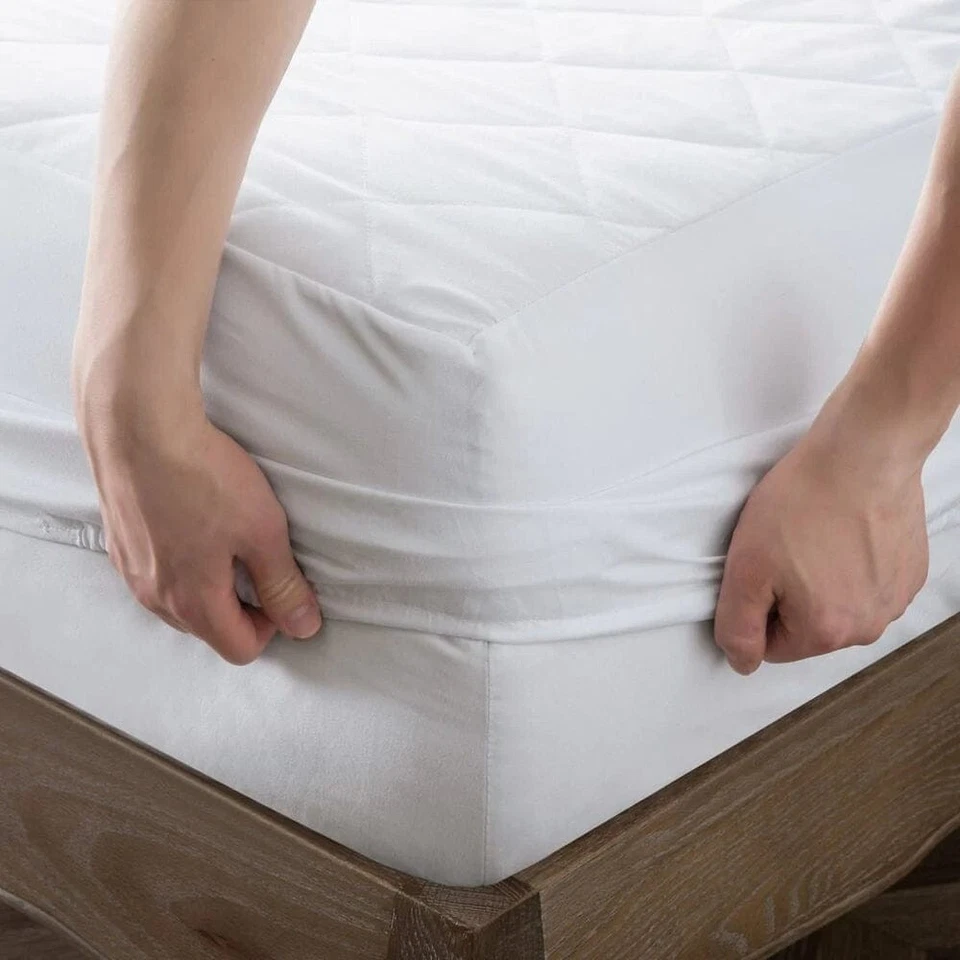 Protector de colchón 100 % impermeable almohadilla de colchón acolchada funda de colchón de AAdios Foto 4 de 4
