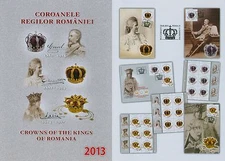 Romania 2013 Crowns,Kingdom,CROWNS,KING Mi.6682-84,TAB,KB,Block 553,FDC