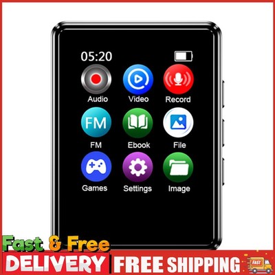 8/16/32/64G Musik MP3 Player 1,8 Zoll Touchscreen Hifi Sound für E-Book FM Radio