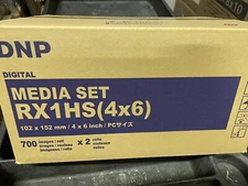 DNP RX1HS 4x6 Print Kit NEW