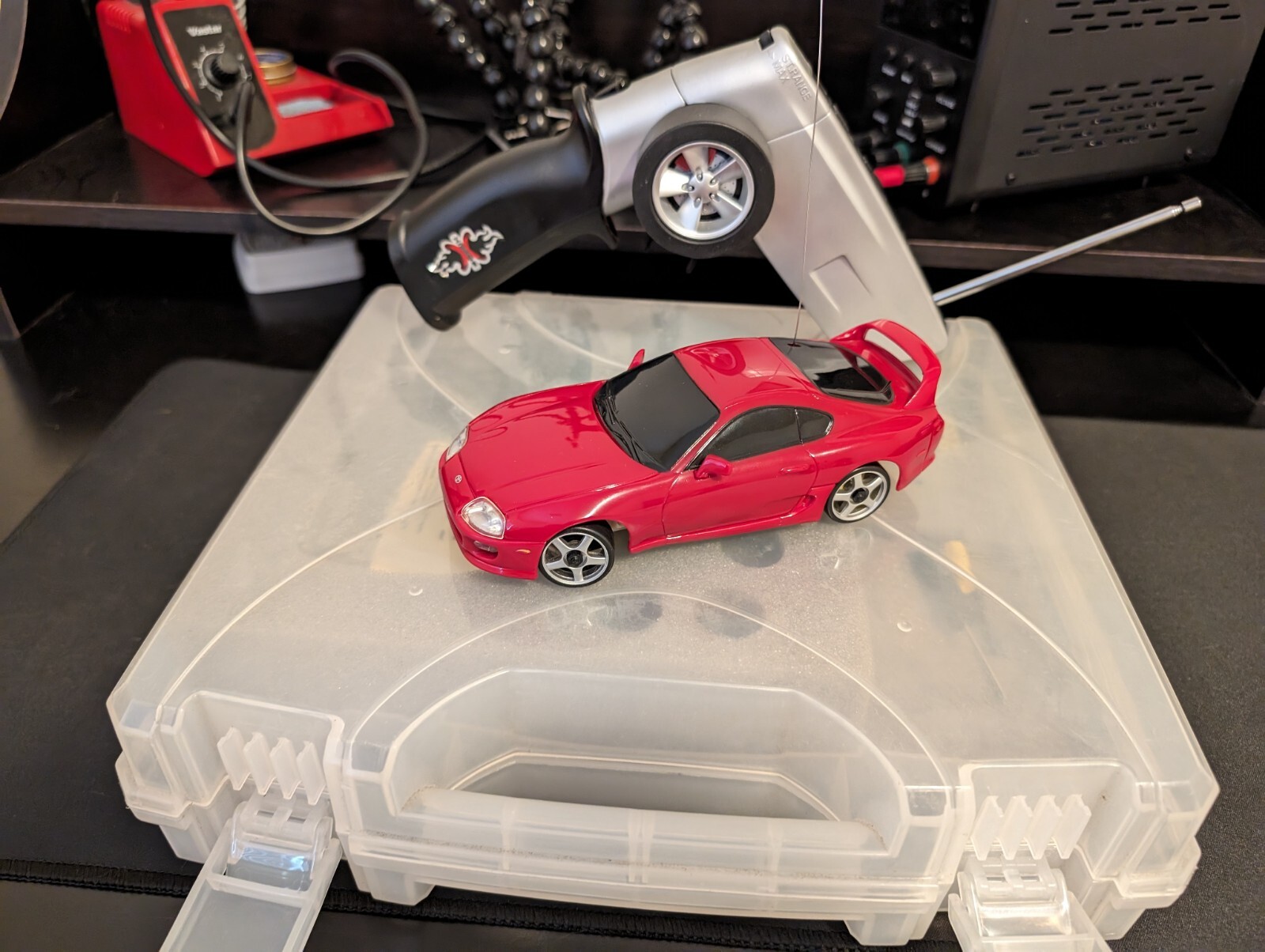 Radio Shack Xmods Toyota Supra RC Car Tested And Working eBay