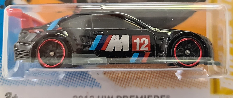 BMW M3 GT2 2012 Hot Wheels nuevos modelos negro #5/247 5 de 50 HW Premiere S/C Foto 2 de 4