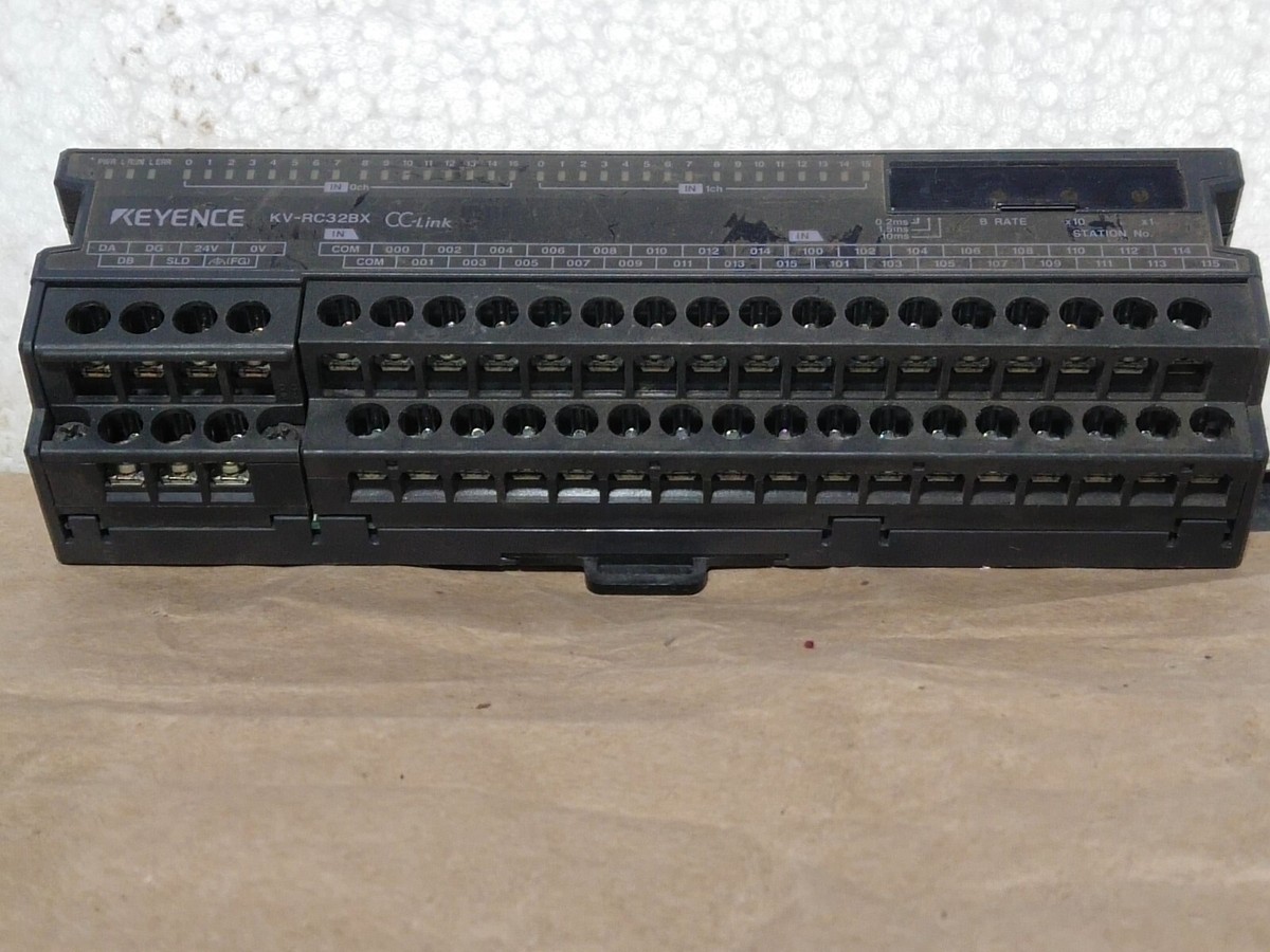 Keyence KV-RC32BX CC-Link Input Unit PLC Controller Keyence KV-RC32BX CC-Link Input Unit PLC Controller
