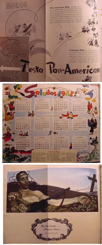 CORONET January 1943 WWII JOHN FALTER WALT DISNEY HOWARD HUGHES RICHARD SALE Foto 2 de 2