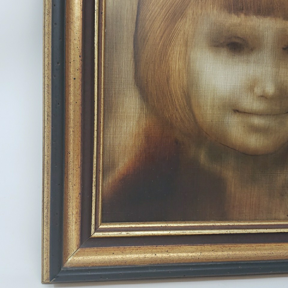Zora Duvall Young Girl Oil on Board Painting 15x12 Signed Portrait