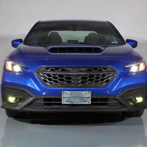 For 2022 2023 Subaru WRX Yellow Fog Light Overlay Tint Vinyl Precut Front Yellow - Picture 6 of 23