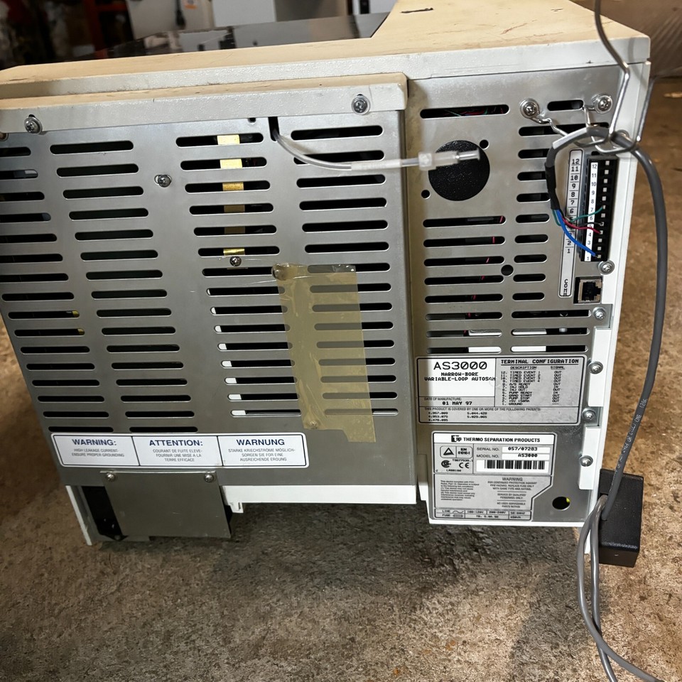 THERMO SEPARATION PRODUCTS AS3000 SPECTRASYSTEM AUTOSAMPLER VARIABLE ...