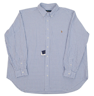 polo dress shirts big and tall Polo Ralph Lauren The Iconic Oxford Shirt White 3XL