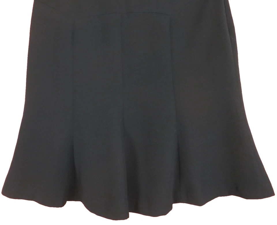 SK19374- JONES WEAR Mujer Poliéster Panelado Falda Acampanada Sólida Oscura Talla 18 Foto 4 de 4