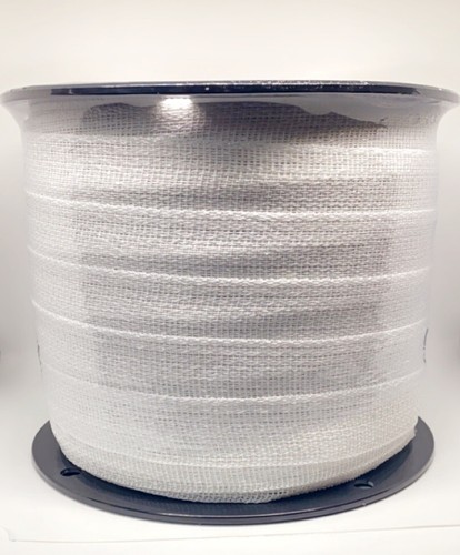 Spliced Polytape for Electric Fencing (White - 1 1/2" x 600') Multipack of 4