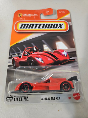 Matchbox Radical SR3 XXR #71/125 Red 2025 Case F E T50A