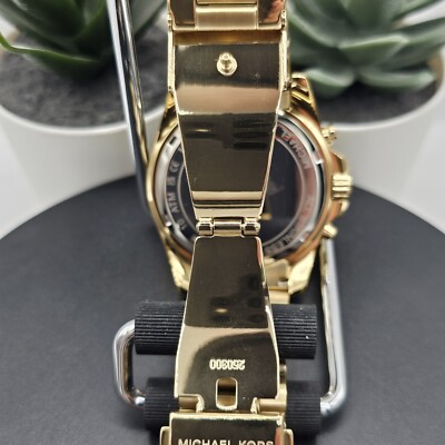 NEW MICHAEL KORS MK5605 WOMENS WATCH GOLD TONE BRACELET GOLD DIAL
