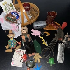 Vintage to Now JUNK DRAWER LOT Estate Jewelry Silverware Buttons Small Trinkets