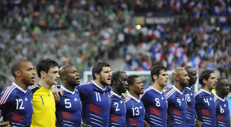 FRANCE 2009 2010 HOME SHIRT WORLD CUP FOOTBALL SOCCER ADIDAS FFF