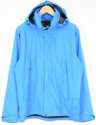 Schoffel Venturi Easy Jacke Herren UK 40 Reißverschluss Abnehmbare Kapuze Leicht