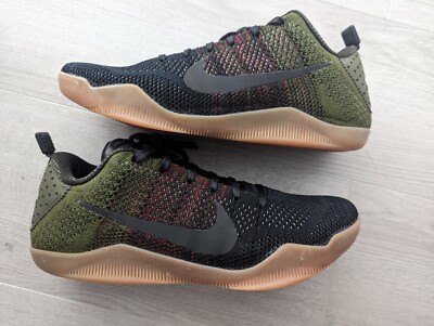 DS NIKE ZOOM AIR KOBE 11XI ELITE FLYKNIT DARK HORSE sz 9.5 dunk presto off white