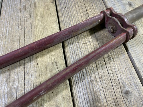 VINTAGE ANTIQUE BIKE BICYCLE FORK STEEL FRAME FORK IRON 700c Or 28” USED - Picture 4 of 10