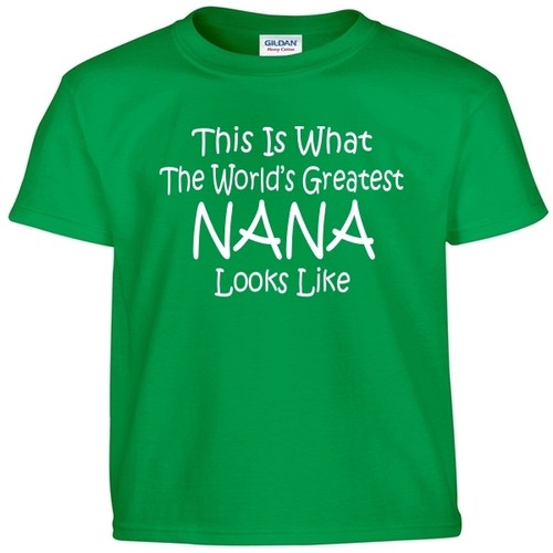 Worlds Greatest NANA T Shirt Mothers Day Birthday Gift Shower Tee T Shirt - Picture 6 of 16