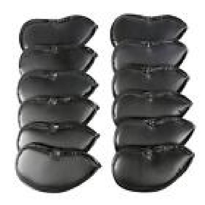 12x Golf Iron Headcover Set Golf Club Head Covers Premium PU Leather