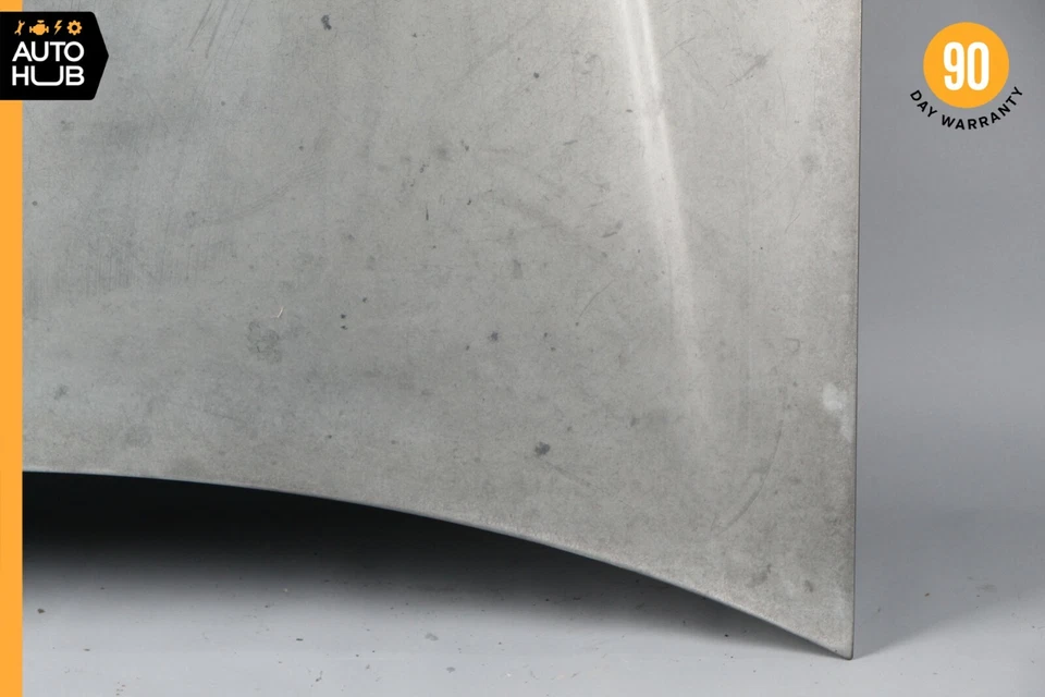 92-93 Mercedes W140 300SD 400SEL Hood Bonnet Cover Panel Assembly Gray OEM - Image 4 of 4