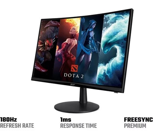 Acer Nitro 180Hz Curved Gaming ED240QS3bmiipx 24" FHD 1ms HDR10 FreeSync Premium - Bild 6 von 12