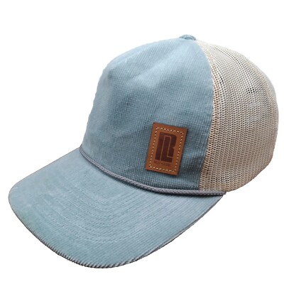 Reef Ledge Blue Gray/White Mesh Trucker Hat Snapback