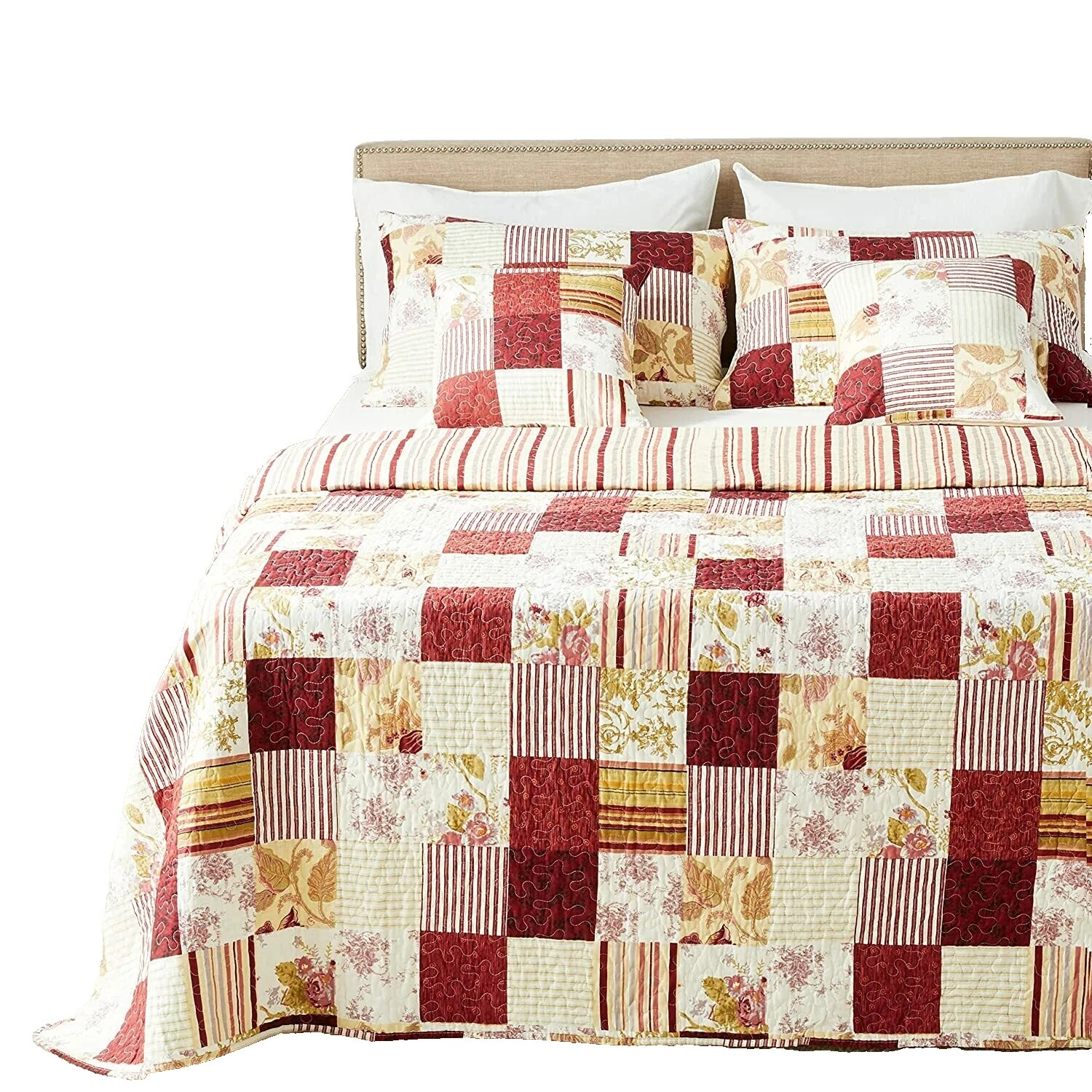 Лоскутные одеяла, покрывала и покрывала Queen Cottage