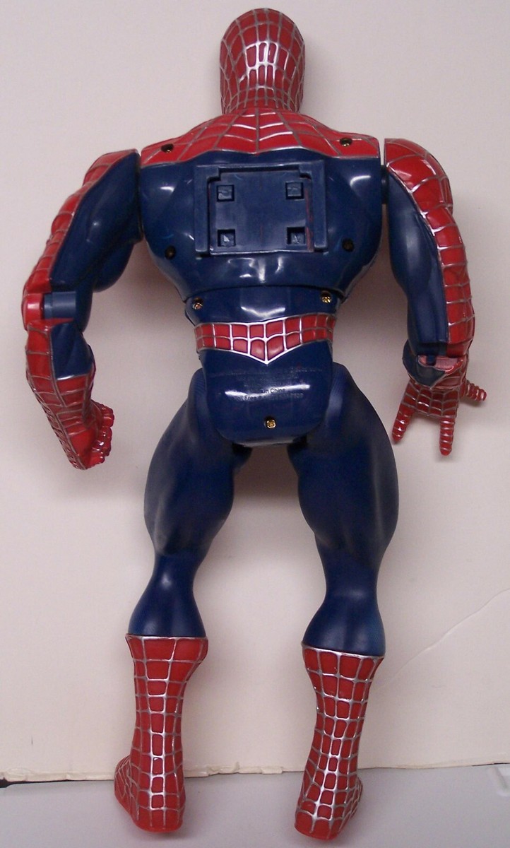 Spider-Man 2, 13 inch tall Electronic Battle Action Spider