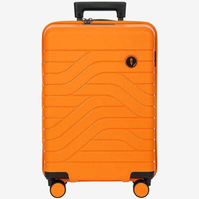 BRIC'S ULISSE orange hardside carry-on spinner trunk suitcase S 21