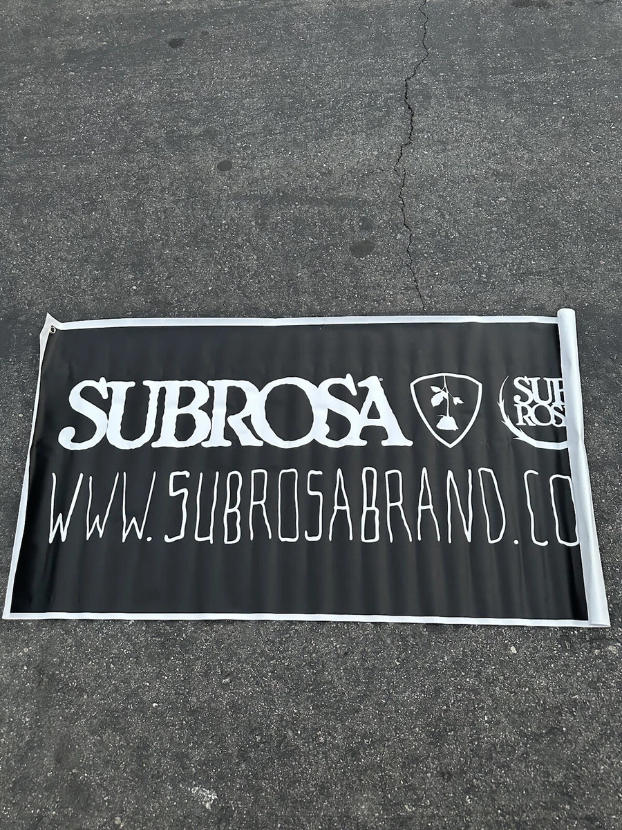 SUBROSA BMX BICYCLE SHOP GARAGE WALL BANNER FLAG LARGE POSTER 4 x 2 SHADOW