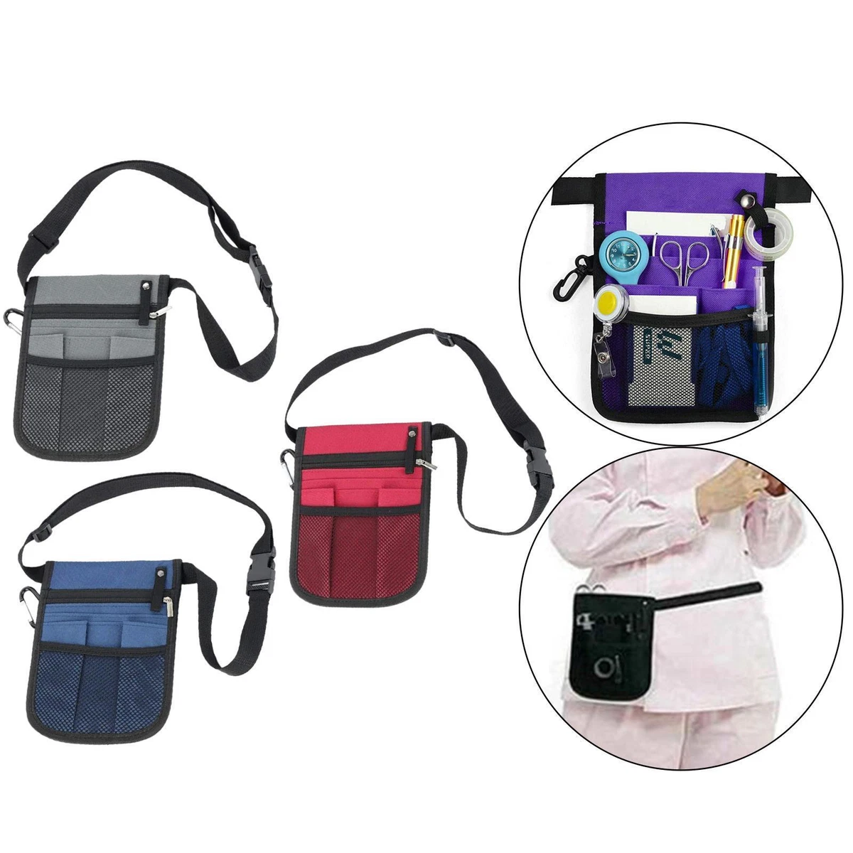 Nurse Nursing Waist Bag Pouch Fanny Pack Nursing Belt for Pharmacists Nurse