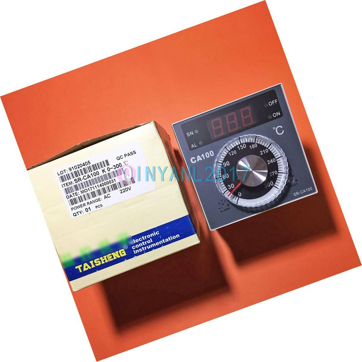 1PC New TAISHENG SR-CA100 K 0-300℃ AC220V Temperature