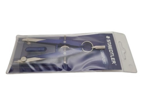 Staedtler Mars Comfort 556 Precision Geometry Compass Spring Bow Head Germany - Picture 3 of 4