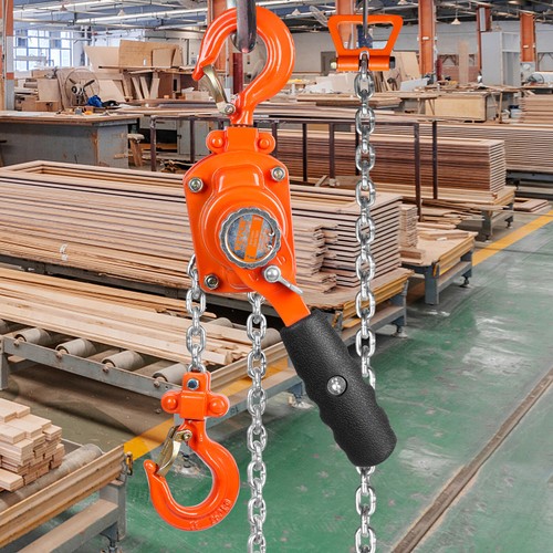 VEVOR Lever Block Chain Hoist G80 Ratchet 250kg 0.25 Ton Come along 3 m Lifter - Photo 8/12