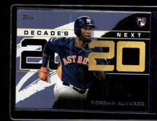 2020 Topps Decades Next Yordan Alvarez Blue Rookie RC Astros
