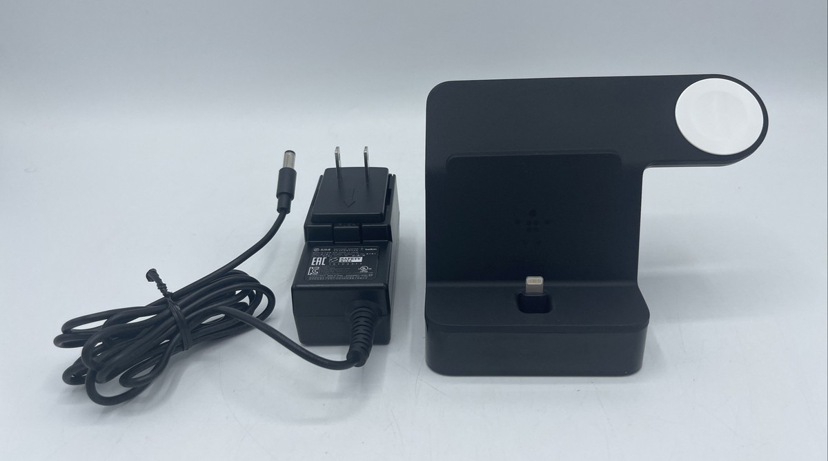 BELKIN Powerhouse Charge Dock for Apple Watch and iPhone , Black | eBay BELKIN Powerhouse Charge Dock for Apple Watch and iPhone , Black | eBay