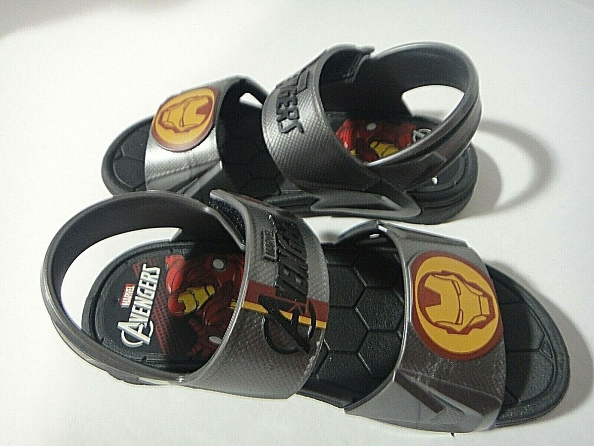 Marvel Avengers Iron Man Rubber Sandals, (Grendene Kids) UK