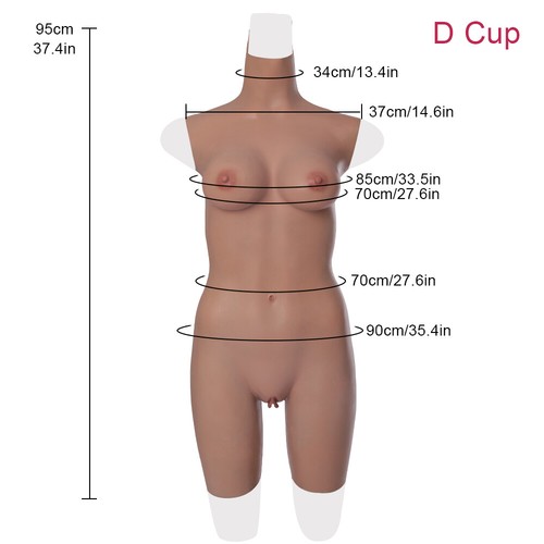 KnowU Silikon Ganzkörper Boobs dreiteiliger Overall D Cup Cosplay Frivolous - Bild 19 von 21