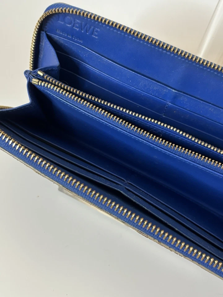 Loewe длинный молнии бумажник кожаный подлинный - Изображение 2 из 4