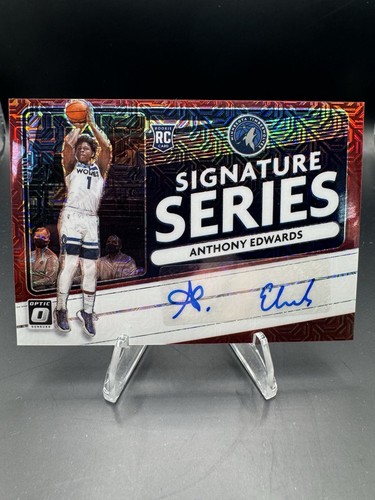 2020-21 Donruss Optic Anthony Edwards Red Mojo Signature Series Auto SS-AED - 第 1/3 張圖片