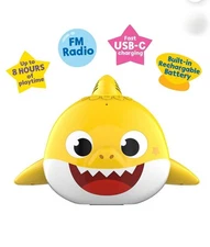 Baby Shark Floating Waterproof Bluetooth Speaker For Pool Nickelodeon Pinkfong