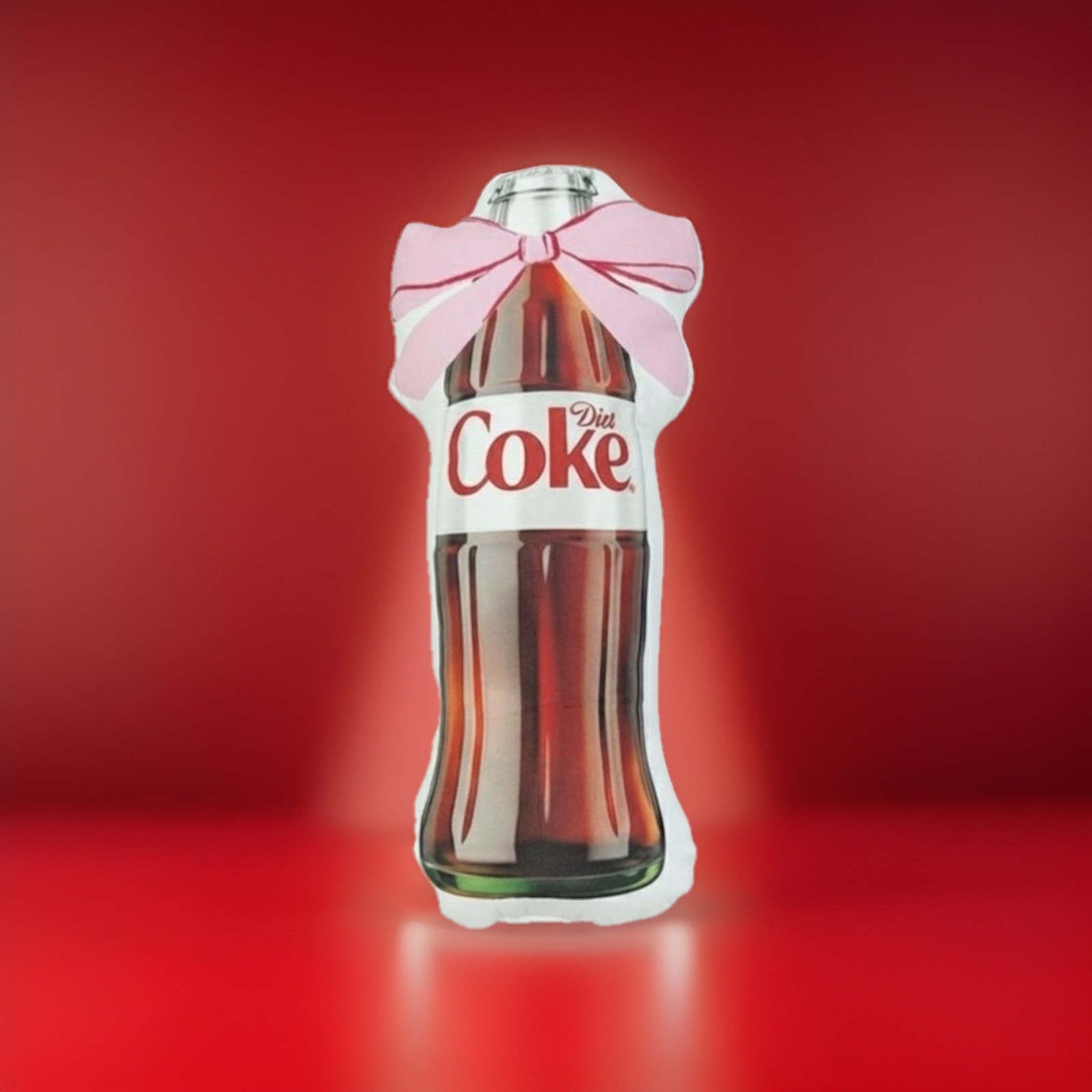 DIET COKE BOTTLE Novelty 19’ Plush Throw Pillow White NWT-TARGET COLLAB SOLD OUT