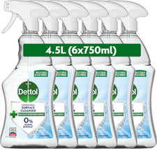Dettol Antibacterial Disinfectant Surface Cleaner, Original Fragrance, Pack of 6