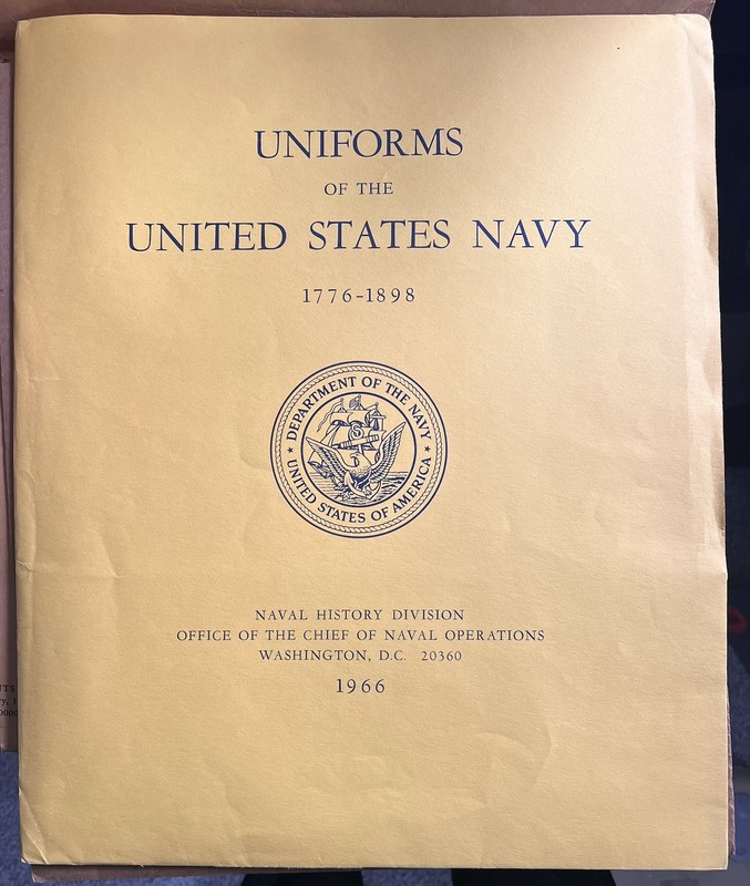 Uniforms Of The US Navy 1776-1896, Set of 12 Prints US Naval History Div. 1966