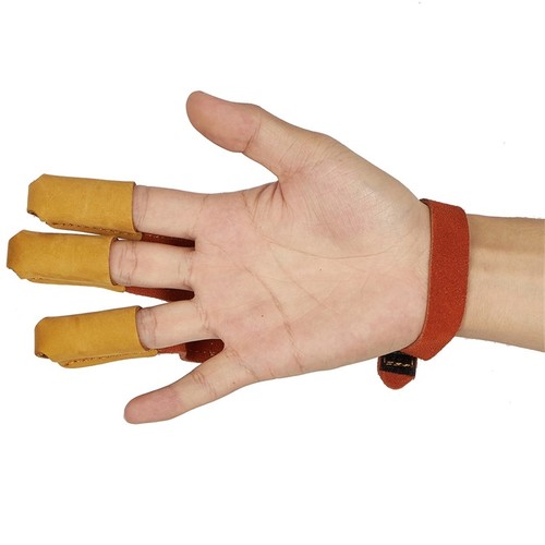 TOPARCHERY Guante de Protección de 3 Dedos y Protector de Brazos para Tiro con Arco y Caza - Imagen 11 de 18